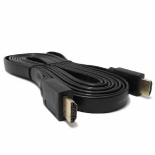 HDMI kabal na HDMI 3m FLAT crni 
