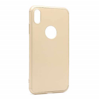 Futrola PVC 360 PROTECT za iPhone XS Max zlatna 