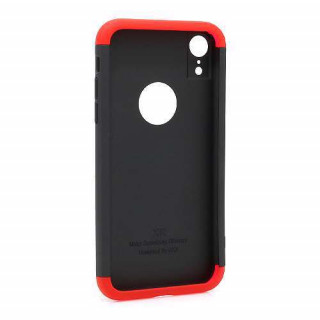 Futrola PVC 360 PROTECT za Iphone XR crno-crvena 