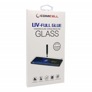Folija za zastitu ekrana GLASS 3D MINI UV-FULL GLUE za Samsung G955F Galaxy S8 Plus zakrivljena providna (sa UV lampom) 