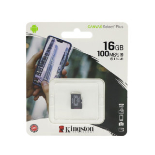 Memorijska kartica Kingston Select Plus Micro SD 16GB Class 10 UHS U1 100MB/s 
