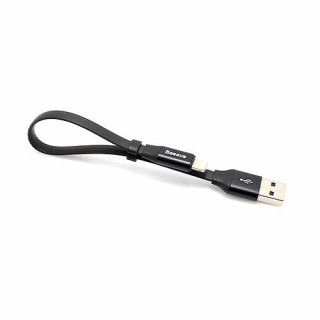 USB data kabal BASEUS NIMBLE za Iphone lightning 23cm crni 