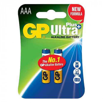 Baterija alkalna Ultra Plus 1.5V AAA 24AUP-U2/LR03 2/1 blister GP 