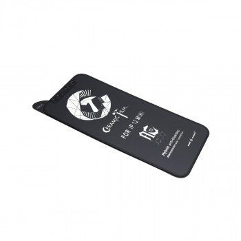 Folija za zastitu ekrana CERAMIC (PMMA) za Iphone 12 Mini (5.4) crna 