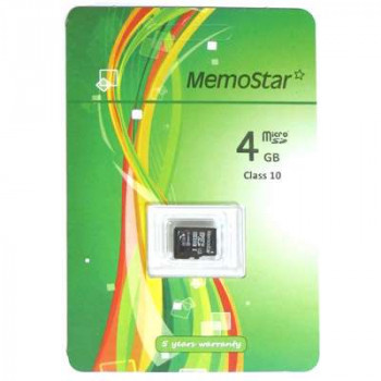 Memorijska kartica MemoStar Micro SD 4GB Class 10 
