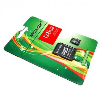 Memorijska kartica MemoStar Micro SD 128GB UHS1 Class 10 + SD Adapter 