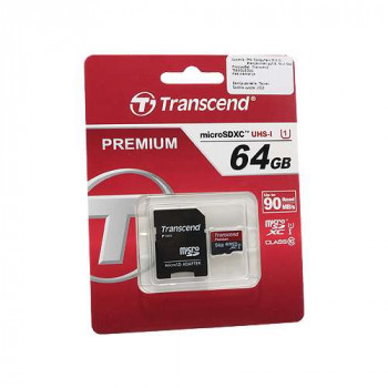 Memorijska kartica Transcend Micro SD 64GB Class 10 400x + SD adapter 