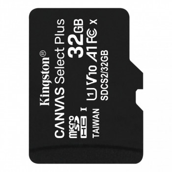 MikroSD mem.kart.32GB Kingston Select Plus bez adaptera 