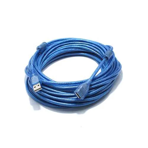 USB kabal produzni A/F 2.0 10m plavi 