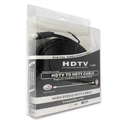 HDMI kabal na HDMI 5m FLAT crni 