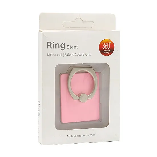 Drzac RING STENT za mobilni telefon roze 