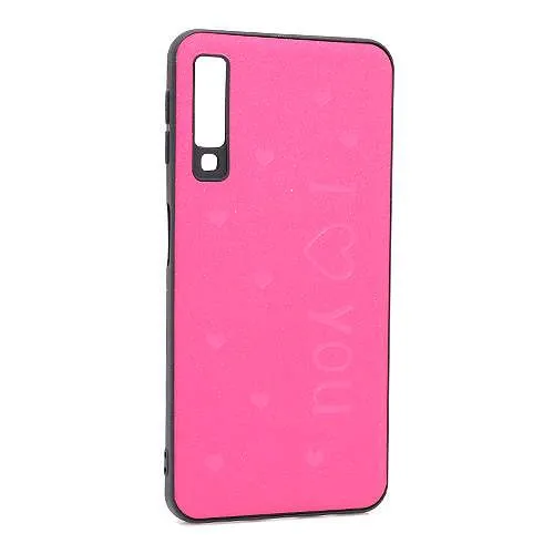Futrola I LOVE YOU za Samsung A750F Galaxy A7 2018 pink 