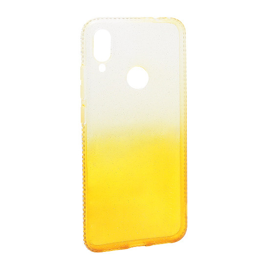Futrola silikon Sparkly Diamond za Xiaomi Redmi Note 7 zlatna 