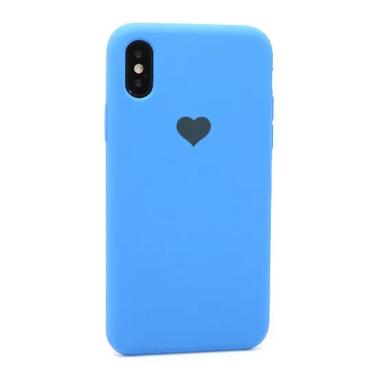 Futrola Heart za Iphone X/XS tamno plava 
