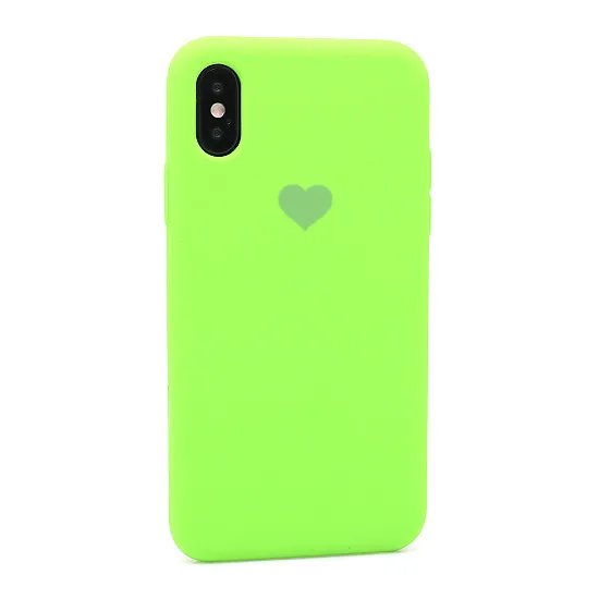 Futrola Heart za Iphone X/XS zelena 