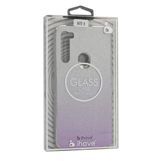 Futrola GLASS Ihave Glitter za Xiaomi Redmi Note 8 DZ01 