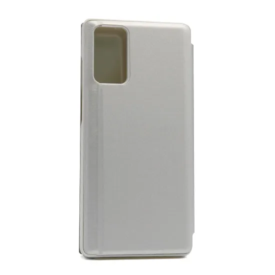 Futrola BI FOLD CLEAR VIEW za Samsung N980F Galaxy Note 20/Note 20 5G srebrna 