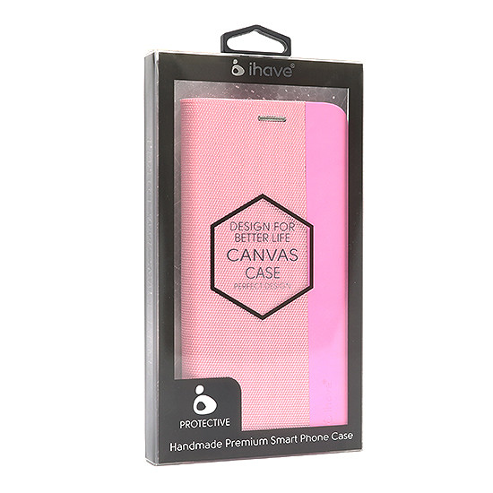 Futrola BI FOLD Ihave Canvas za Huawei P40 Lite E roze 