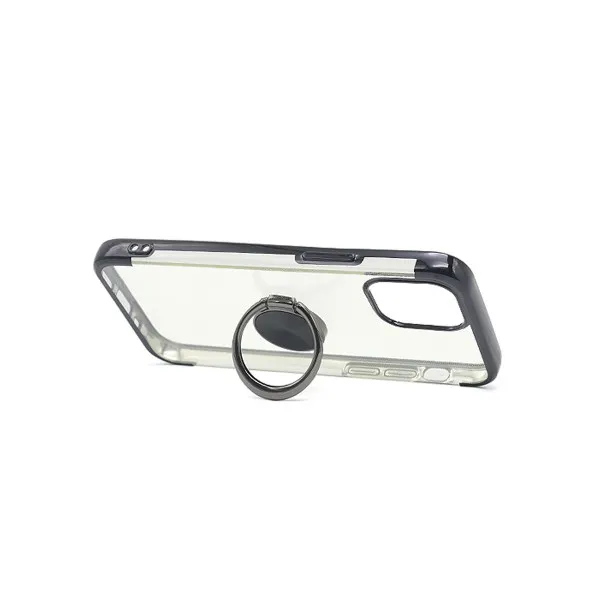 Futrola MAGNETIC RING CLEAR za iPhone 12 Mini (5.4) crna 
