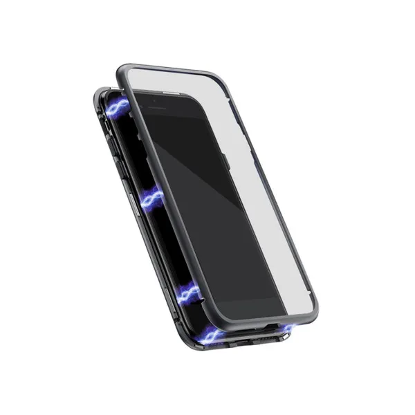 Futrola Full Cover Magnetic frame za Samsung G980F Galaxy S20/S20 5G crna (model 1) 