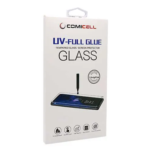 Folija za zastitu ekrana GLASS 3D MINI UV-FULL GLUE za Samsung G965F Galaxy S9 Plus zakrivljena providna (bez UV lampe) 
