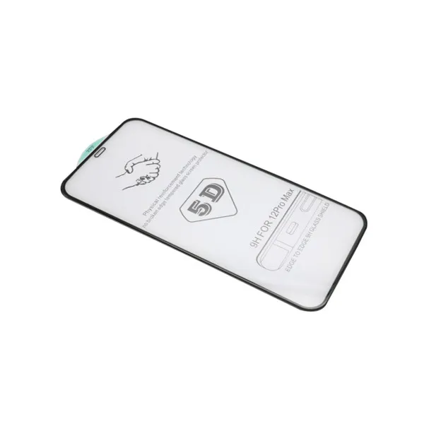 Folija za zastitu ekrana GLASS 5D za Iphone 12 Pro Max (6.7) crna 