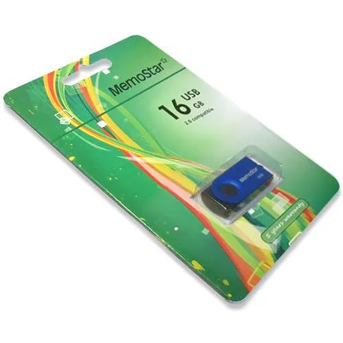 USB Flash memorija MemoStar 16GB ROTA plava 