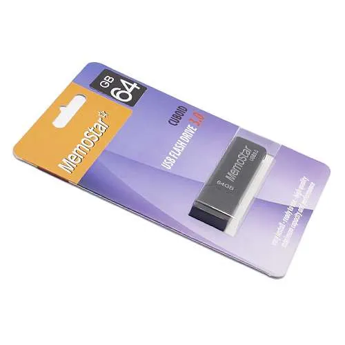 USB Flash memorija MemoStar 64GB CUBOID 3.0 crna 