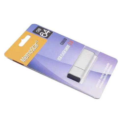 USB Flash memorija MemoStar 64GB CUBOID 3.0 srebrna 
