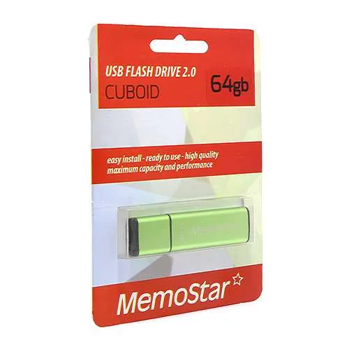 USB Flash memorija MemoStar 64GB CUBOID zelena 