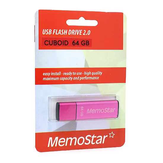 USB Flash memorija MemoStar 64GB CUBOID pink 