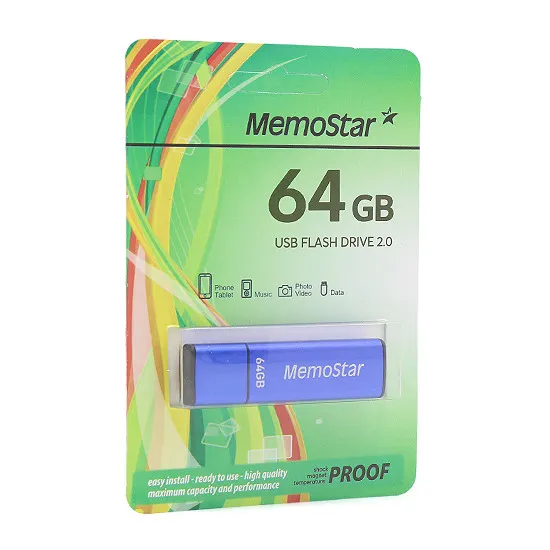 USB Flash memorija MemoStar 64GB CUBOID plava 