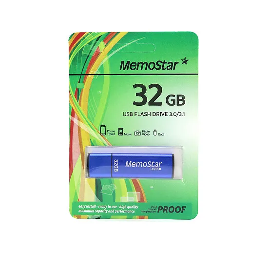 USB Flash memorija MemoStar 32GB CUBOID 3.0 plava 
