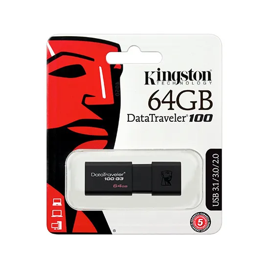USB Flash memorija Kingston 64GB 3.0 crna 