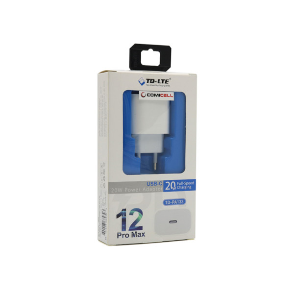 Kucni punjac COMICELL PD Fast Charge TD-PA133 20W za Iphone 11/Iphone 12 Type C 