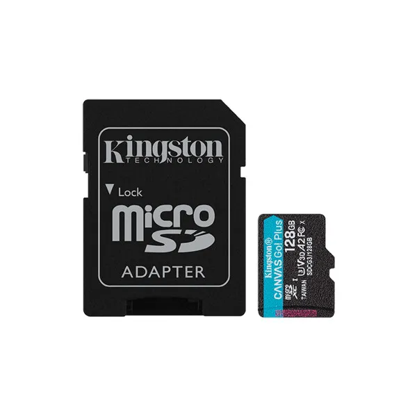 Mem.kartica bez ad. Canvas Go! Plus MicroSD 128GB Kingston 