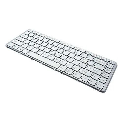 Tastatura za laptop za Sony VGN-NW bela 
