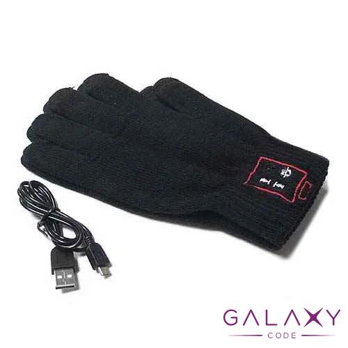 Bluetooth rukavice za mobilni telefon crne 