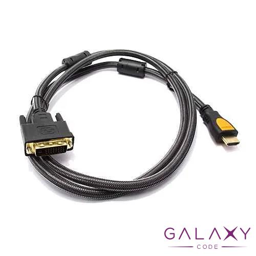 HDMI kabal na DVI-D 1.5m crni 