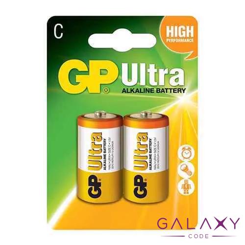 Baterija alkalna Ultra 1.5V C 14AU-U2/LR14 2/1 blister GP 