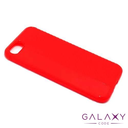 Futrola silikon CARBON LINE za Iphone 7/8/SE (2020) crvena 