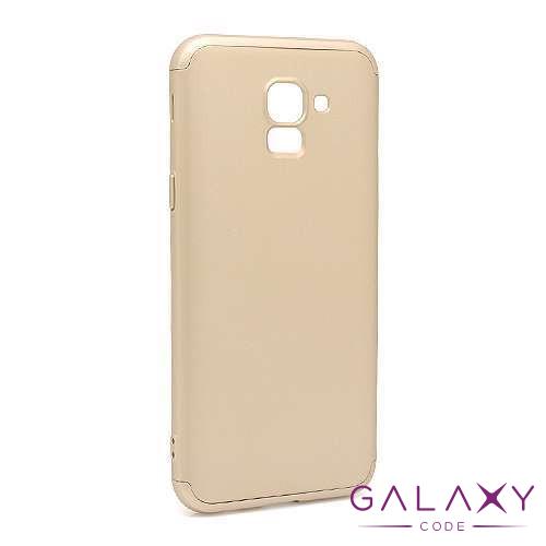 Futrola PVC 360 PROTECT za Samsung J600F Galaxy J6 2018 zlatna 