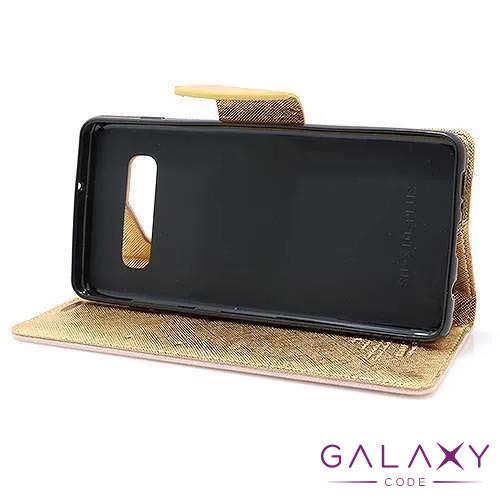 Futrola BI FOLD MERCURY za Samsung G975F Galaxy S10 Plus zlatna 