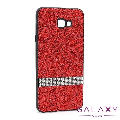 Futrola Glittering Stripe za Samsung J415F Galaxy J4 Plus crvena 