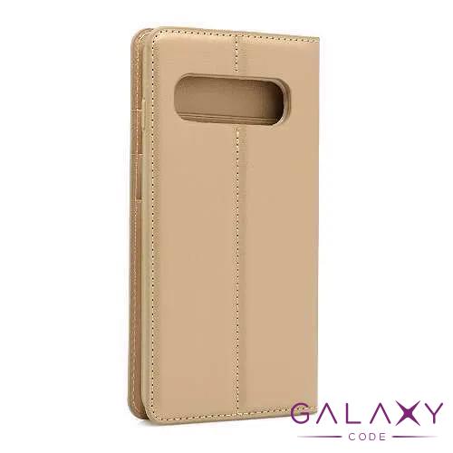 Futrola BI FOLD HANMAN za Samsung G973F Galaxy S10 zlatna 