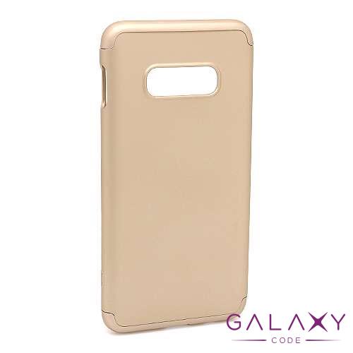 Futrola PVC 360 PROTECT za Samsung G970F Galaxy S10e zlatna 