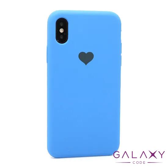 Futrola Heart za Iphone X/XS tamno plava 