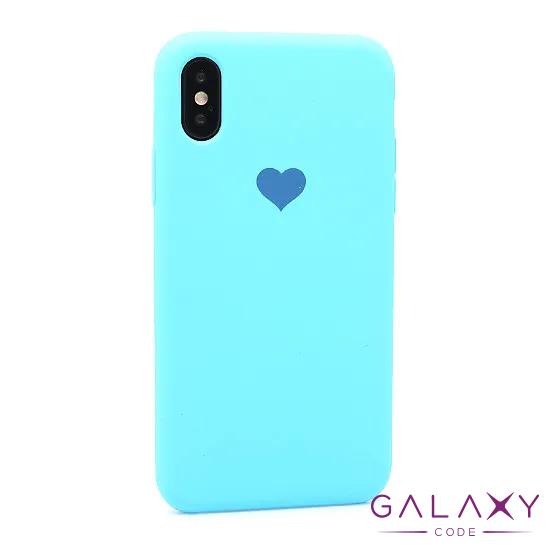 Futrola Heart za Iphone X/XS plava 