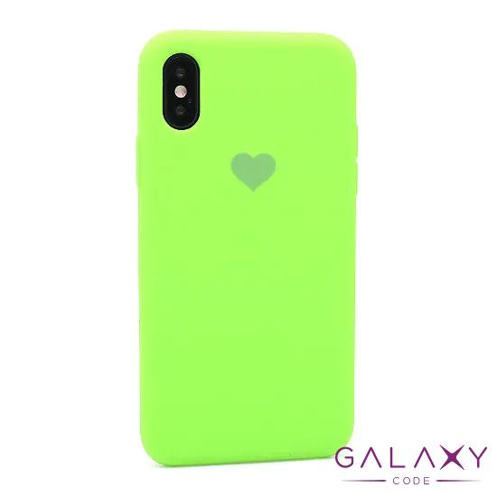 Futrola Heart za Iphone X/XS zelena 