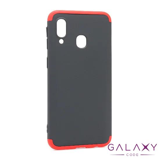 Futrola PVC 360 PROTECT za Samsung A405F Galaxy A40 crno-crvena 